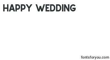 School Times font – happy Wedding Day Fonts